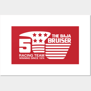 1974 - Baja Bruiser (Original - White on Red) Posters and Art